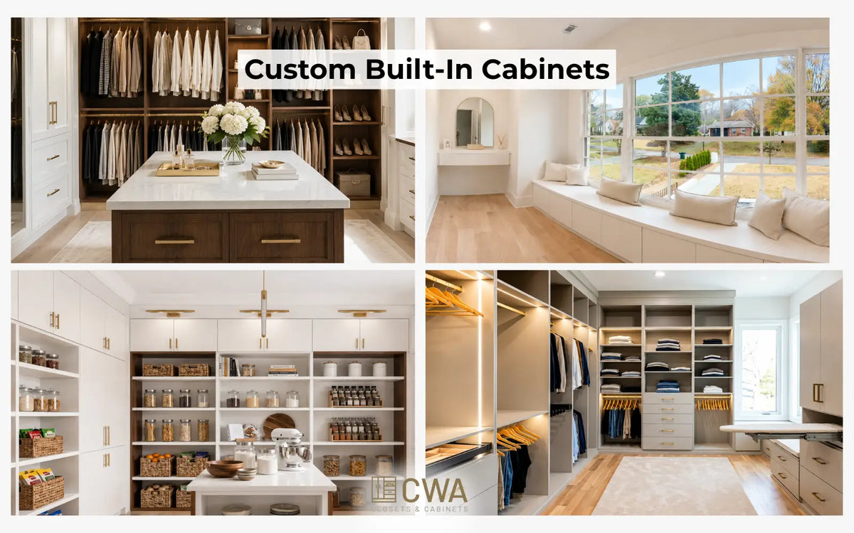Custom Built-In Cabinets: A Room-by-Room Guide to Custom Storage