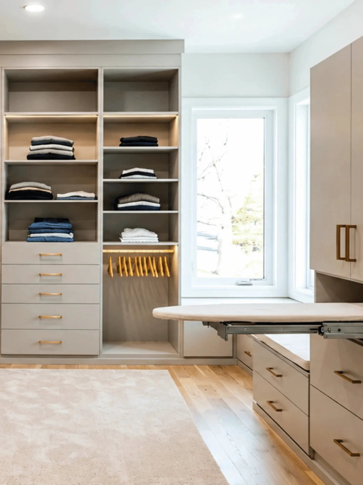 Custom walk-in closet Holly Springs GA by CWA Closets and Cabinets