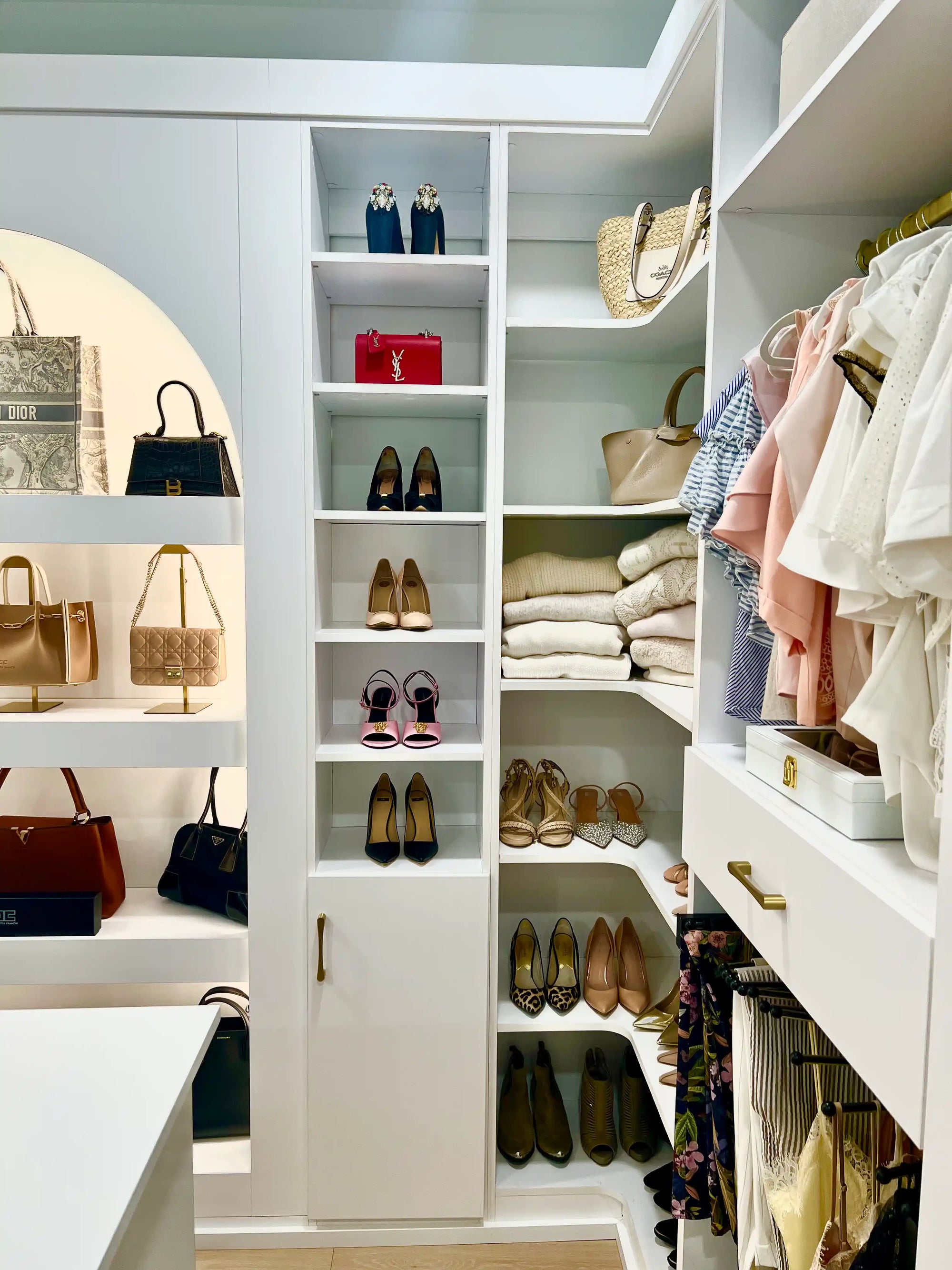 Custom walk-in closet Roswell GA by CWA Closets and Cabinets